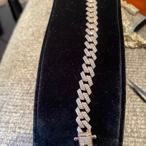 Sterling Silver Moissanite Bracelet